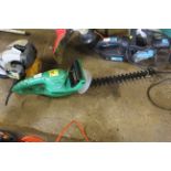 A Kingfisher electric hedge trimmer