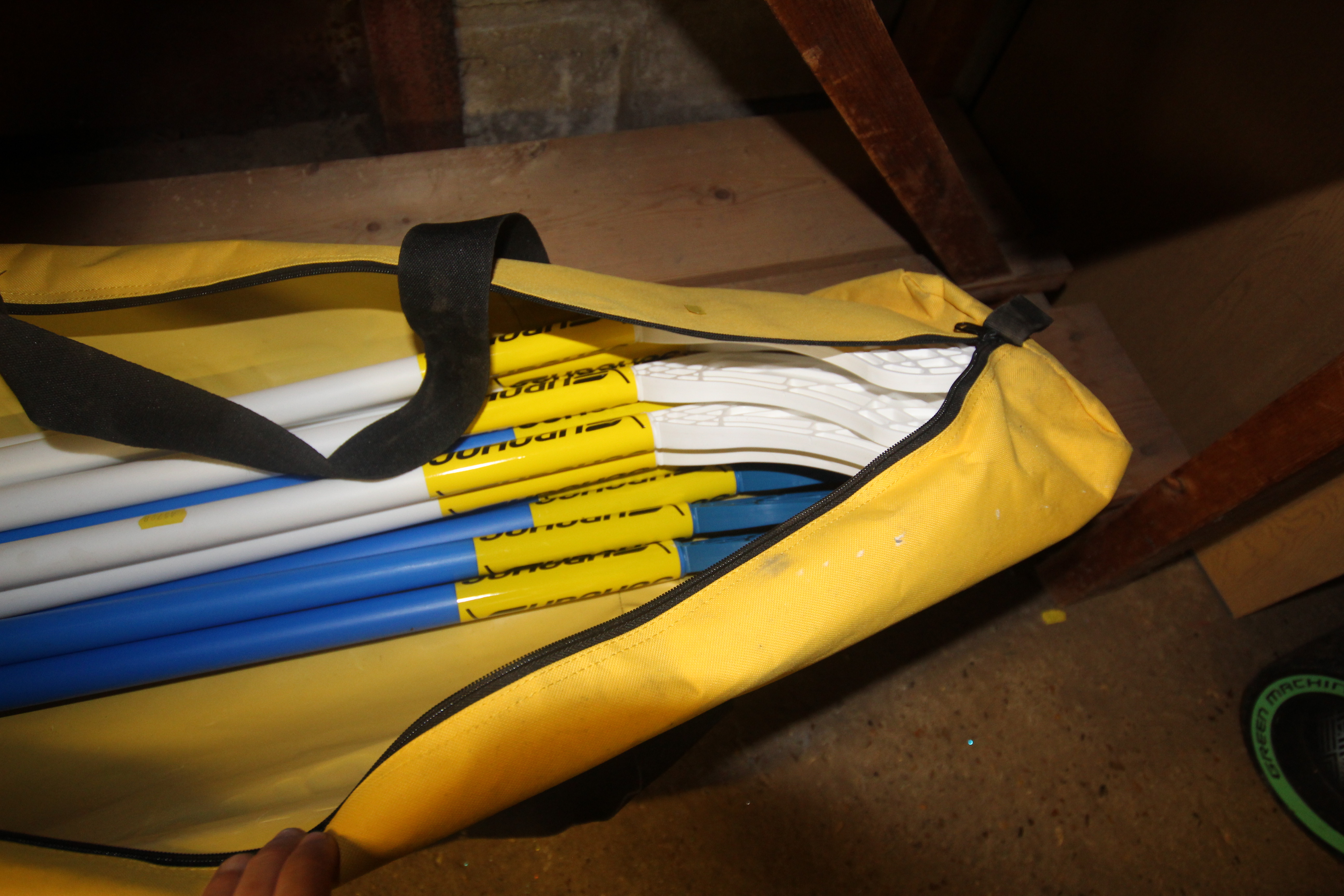 A part set of Eurohoc hockey sticks in canvas bag - Image 2 of 2