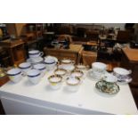 A collection of various teaware to include Royal A