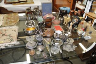 A quantity of various silver plated ware to includ