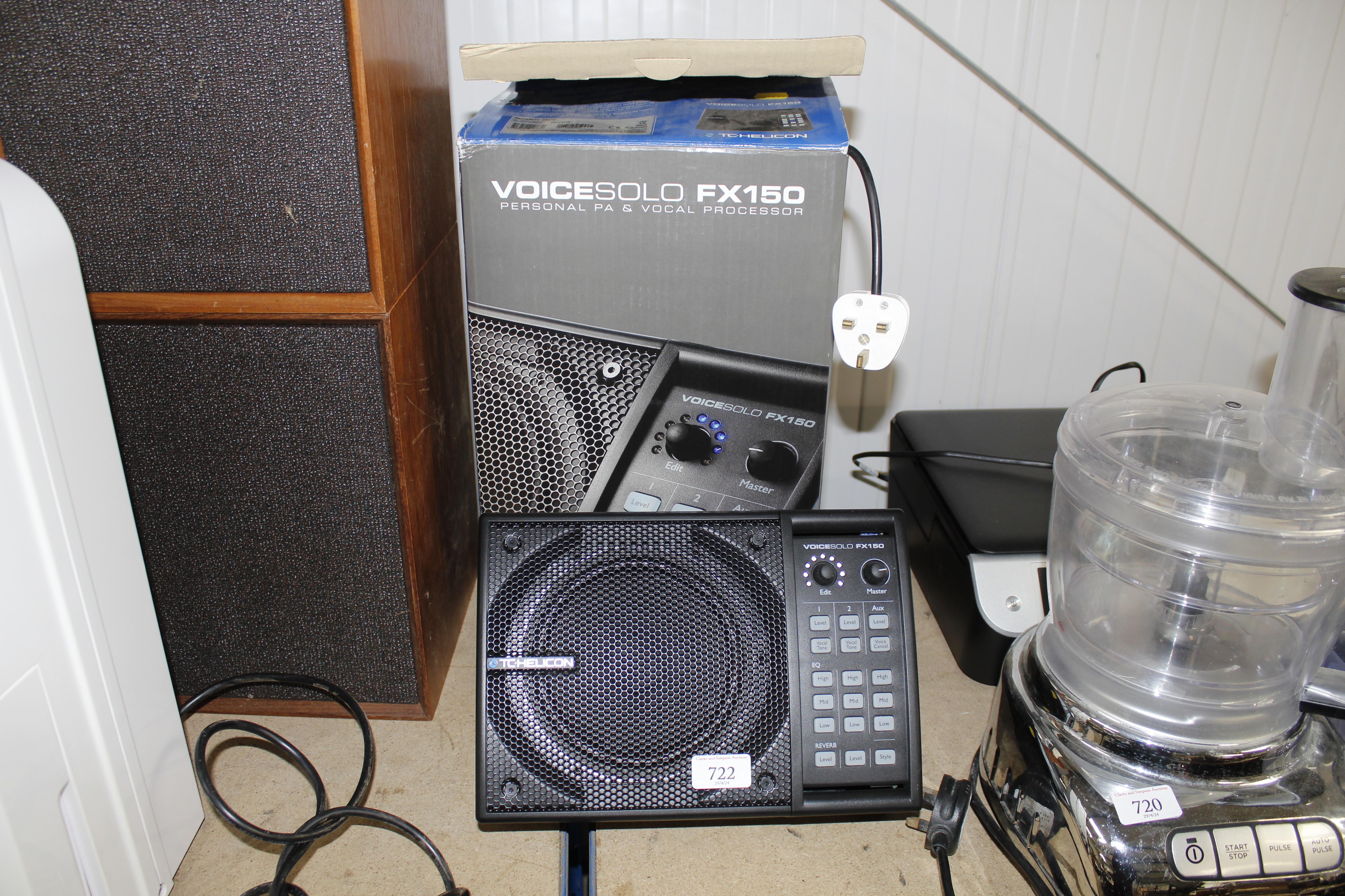 A TC Helicon vocal processor