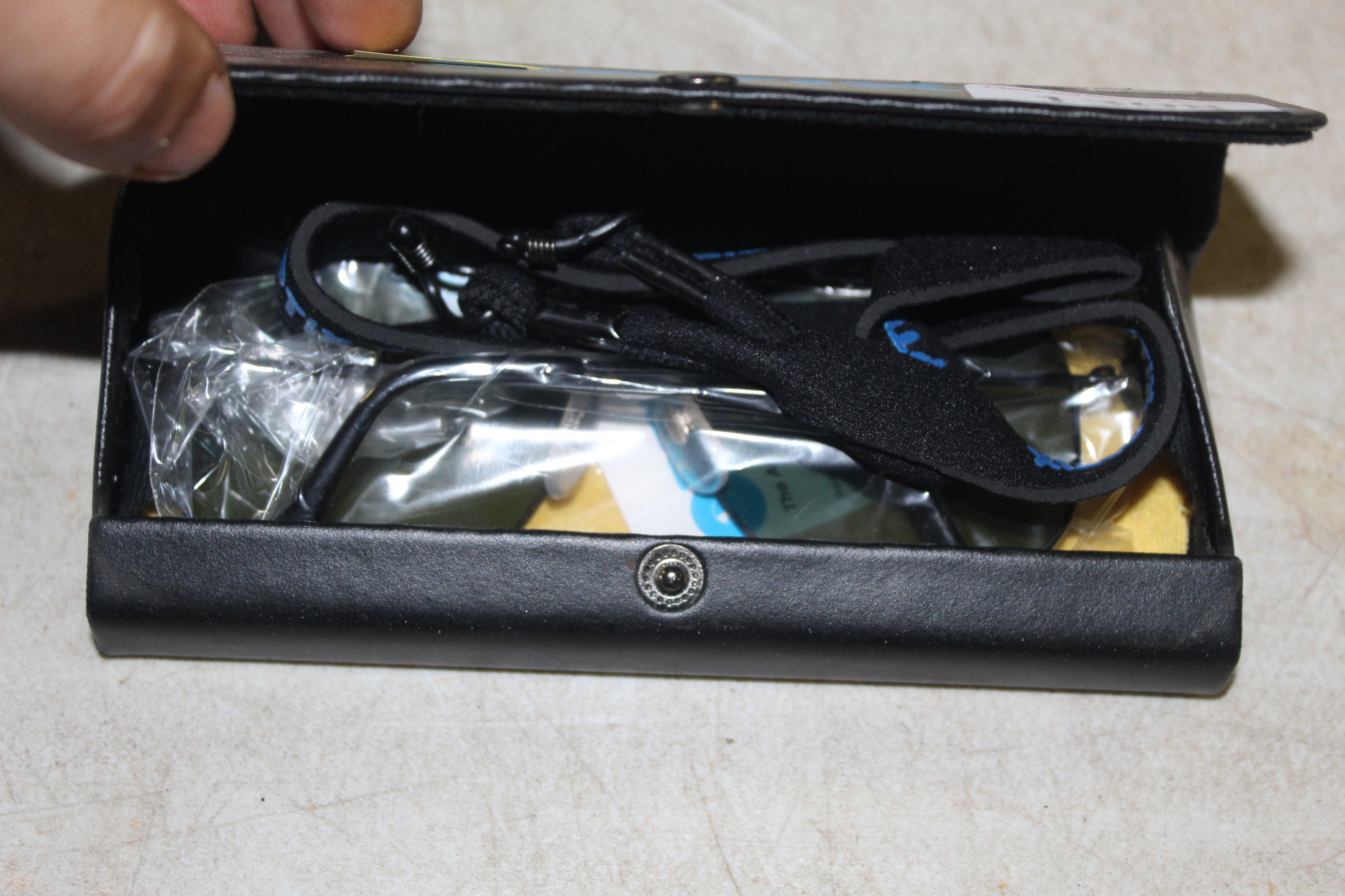 A pair of Optix fishing sunglasses in case - Image 2 of 2