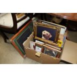 A box of pictures and prints