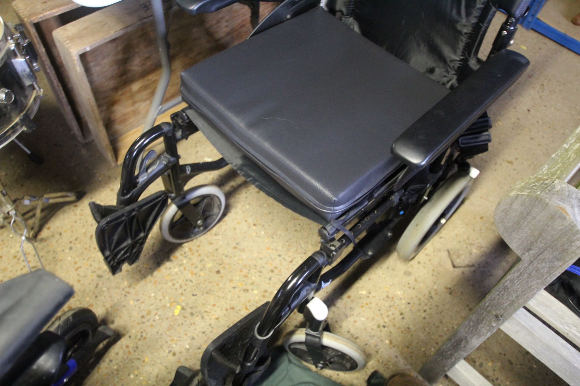 An Invacare lightweight folding wheelchair - Image 2 of 3