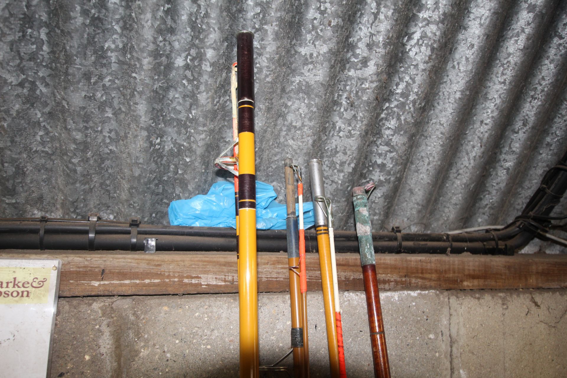 A quantity of various fishing rods to include Shak - Image 4 of 4