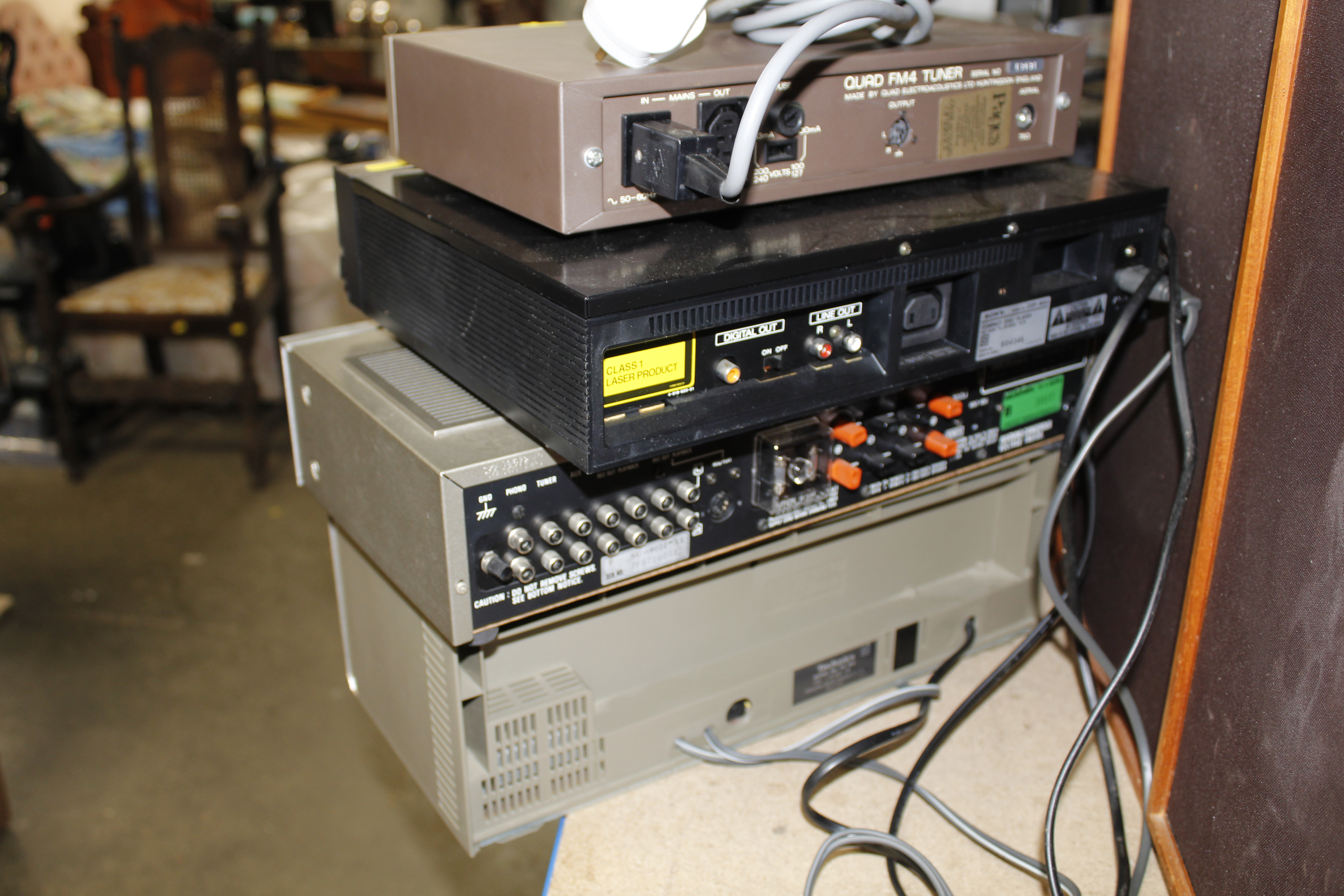 A Technik's amplifier stereo cassette deck; a Sony - Image 5 of 6