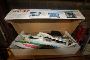 A Hydro Rat 740 radio controlled hydroplane racer