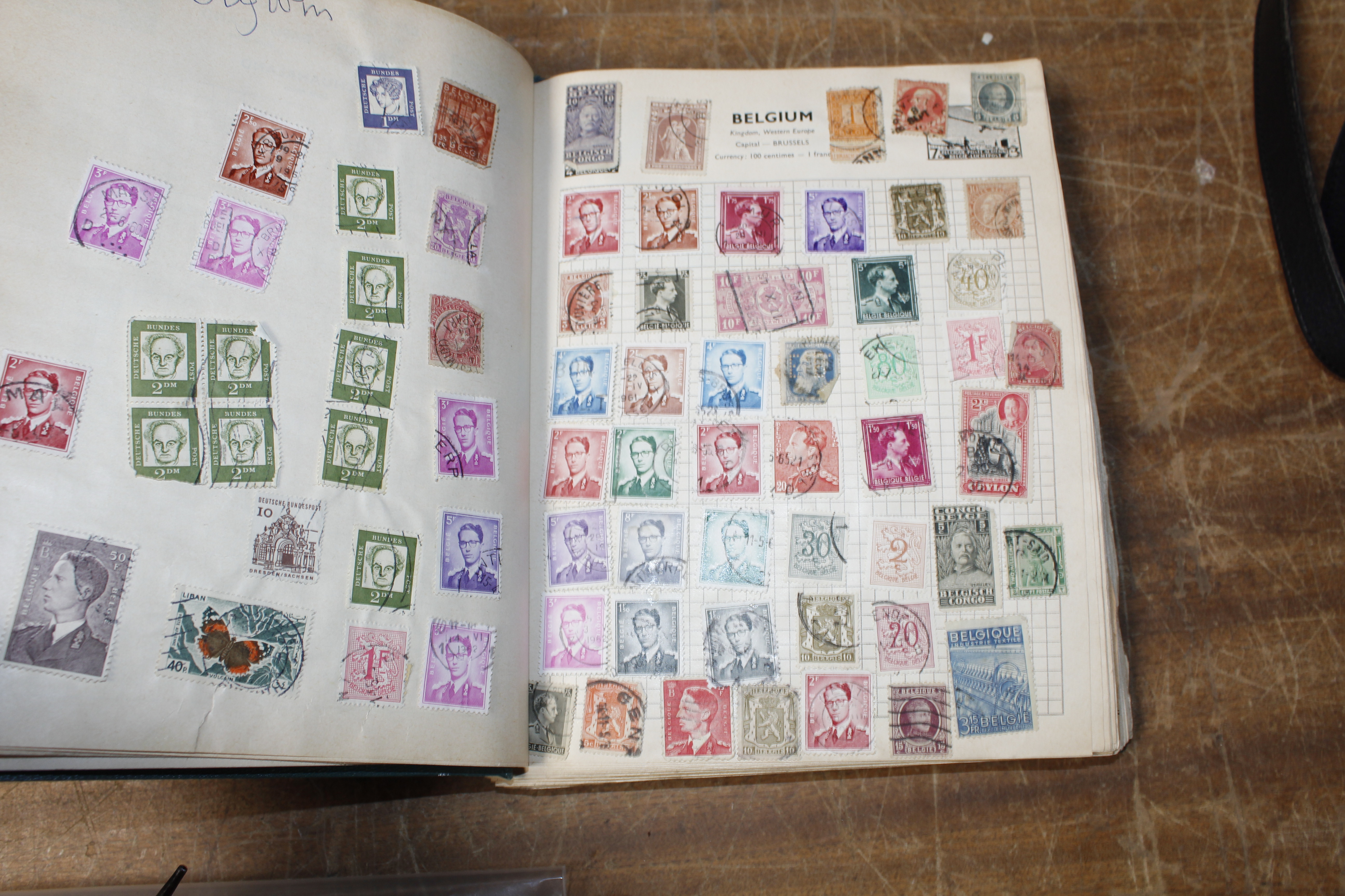 A Swift Shaw stamp album and contents - Image 3 of 5