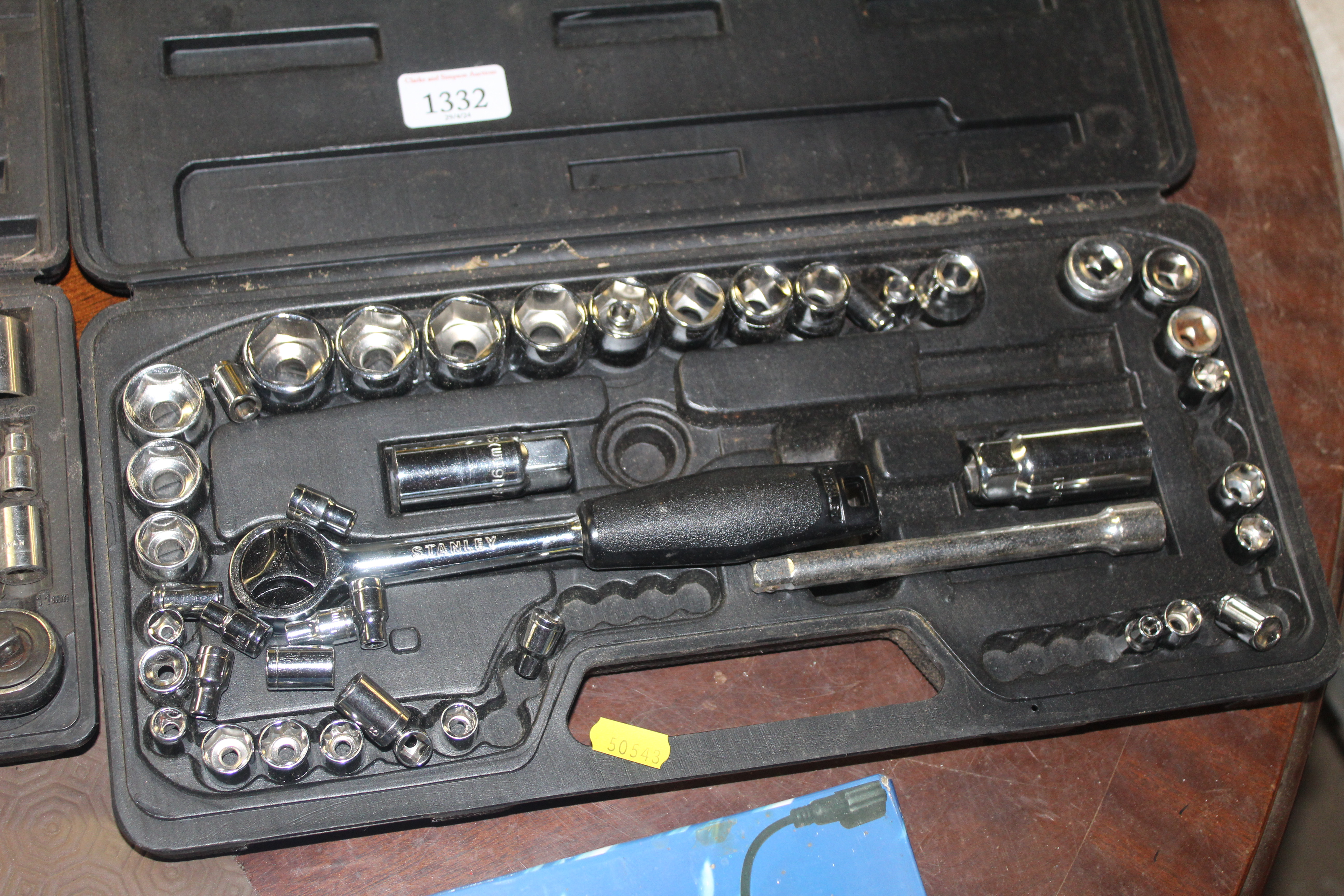 A part Stanley socket set in fitted plastic case t - Image 3 of 3