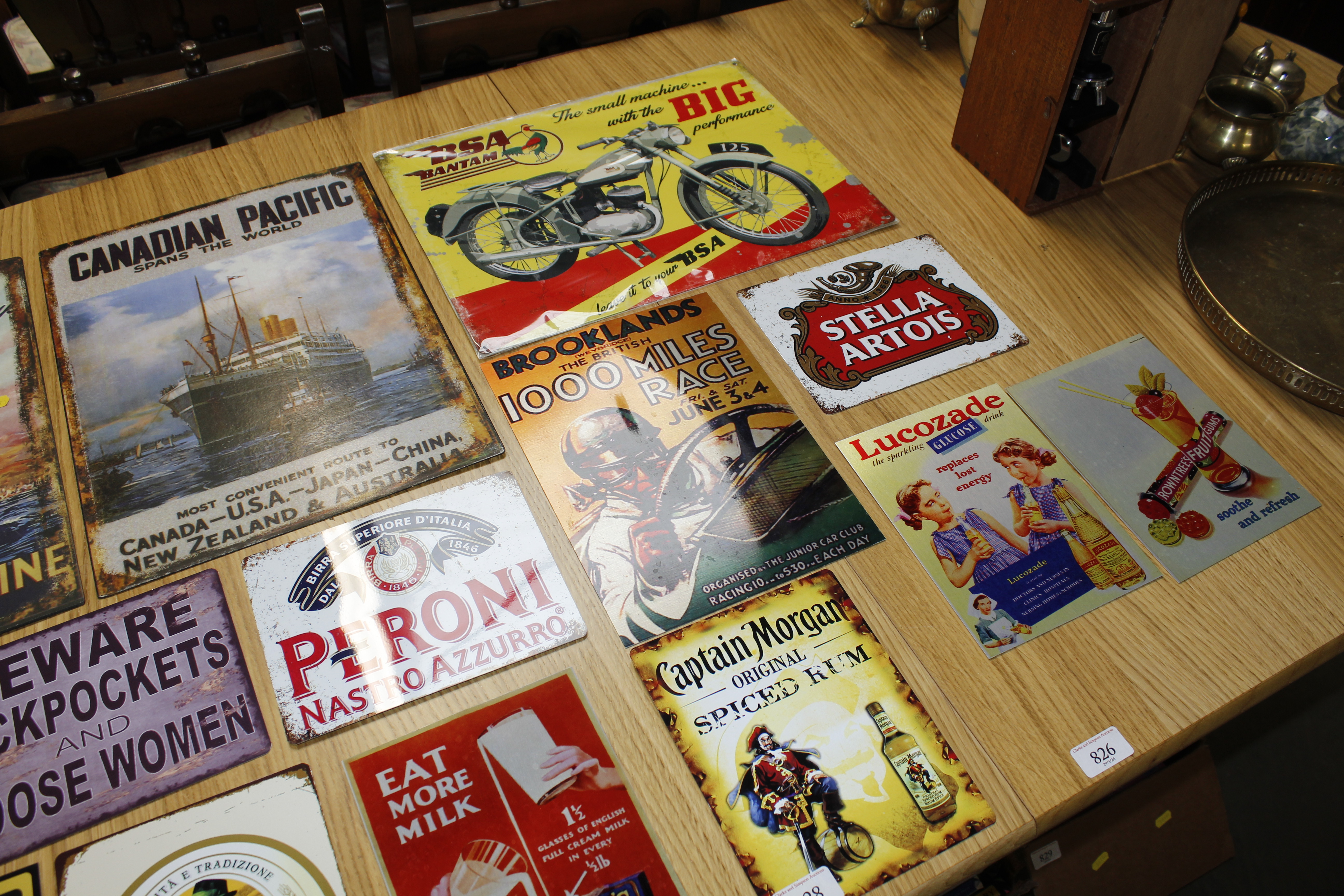 A quantity of reproduction advertising signs - Image 3 of 3