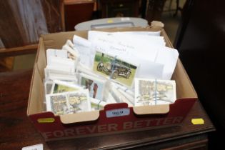 A box containing collectors cards