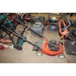 A Sovereign rotary garden lawnmower with Briggs & Stratton Sprint 375 engine