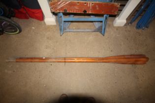 A pair of wooden rowing oars (approx. 6')