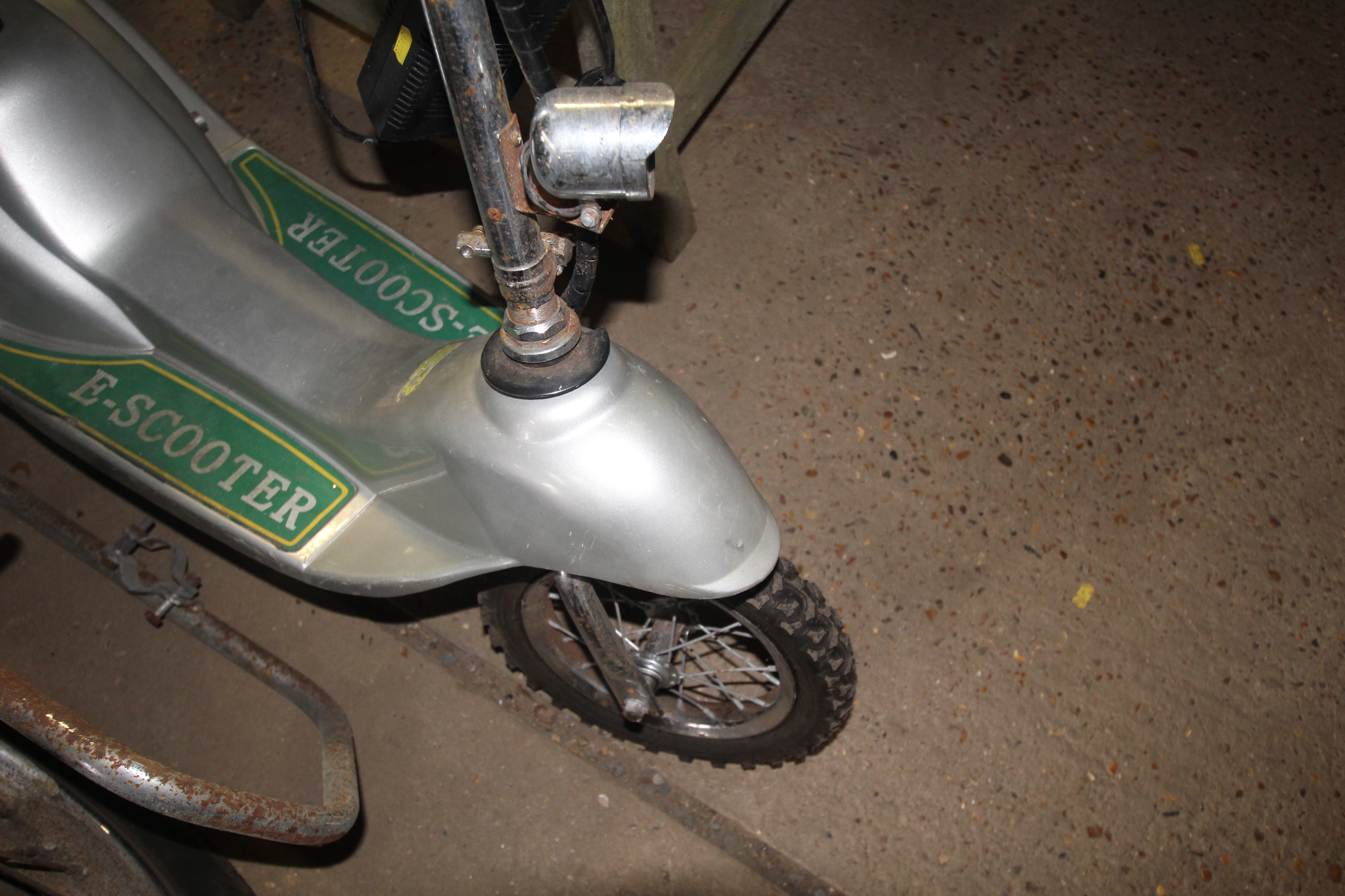 An E-Scooter with charger, spare wheel and key, so - Image 3 of 4