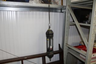 A Moroccan style candle lantern