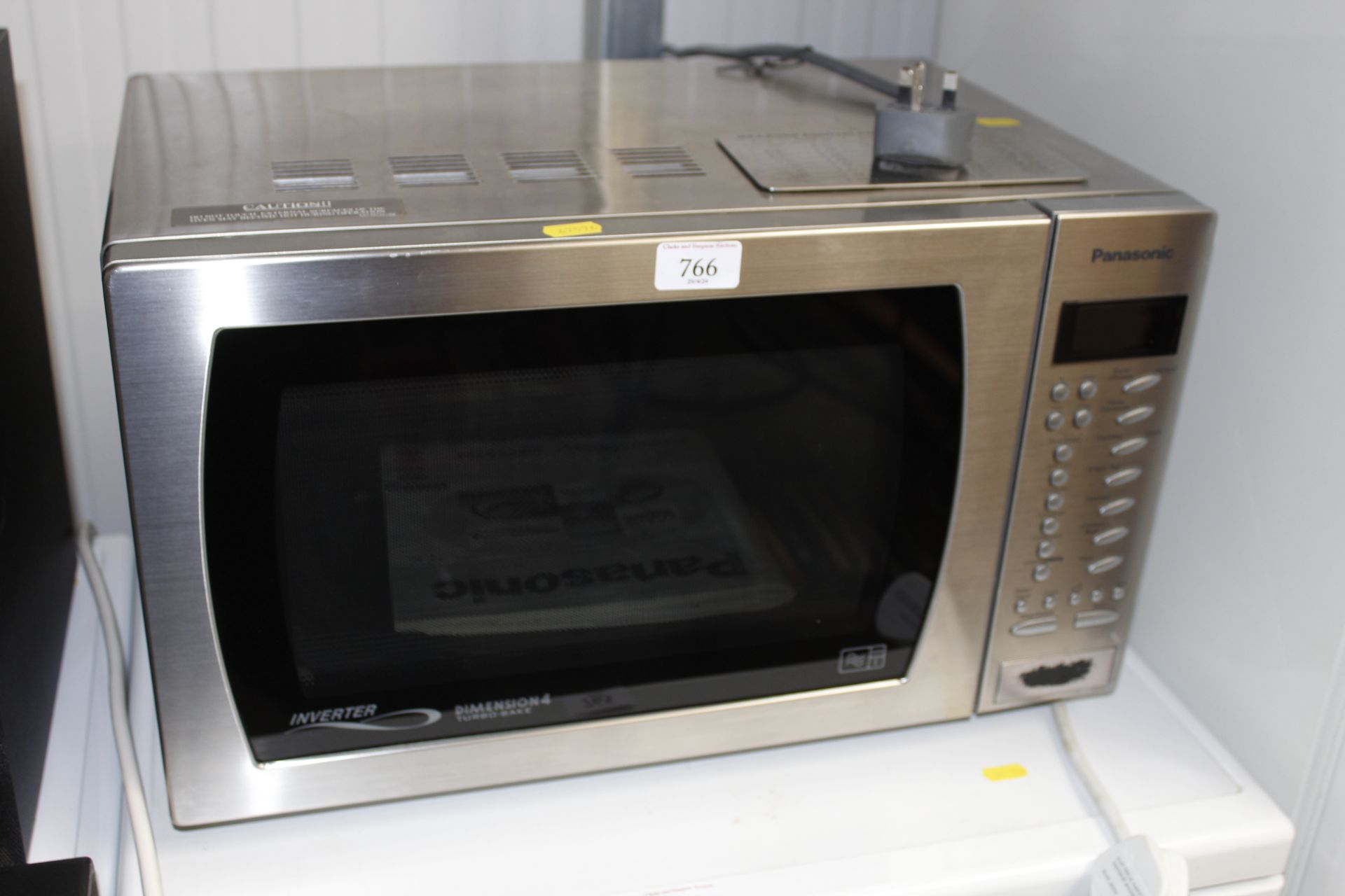 A Panasonic inverter microwave