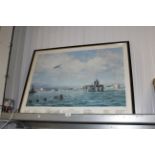 A Lawrence Bagley, limited edition print "D-Day Overture"