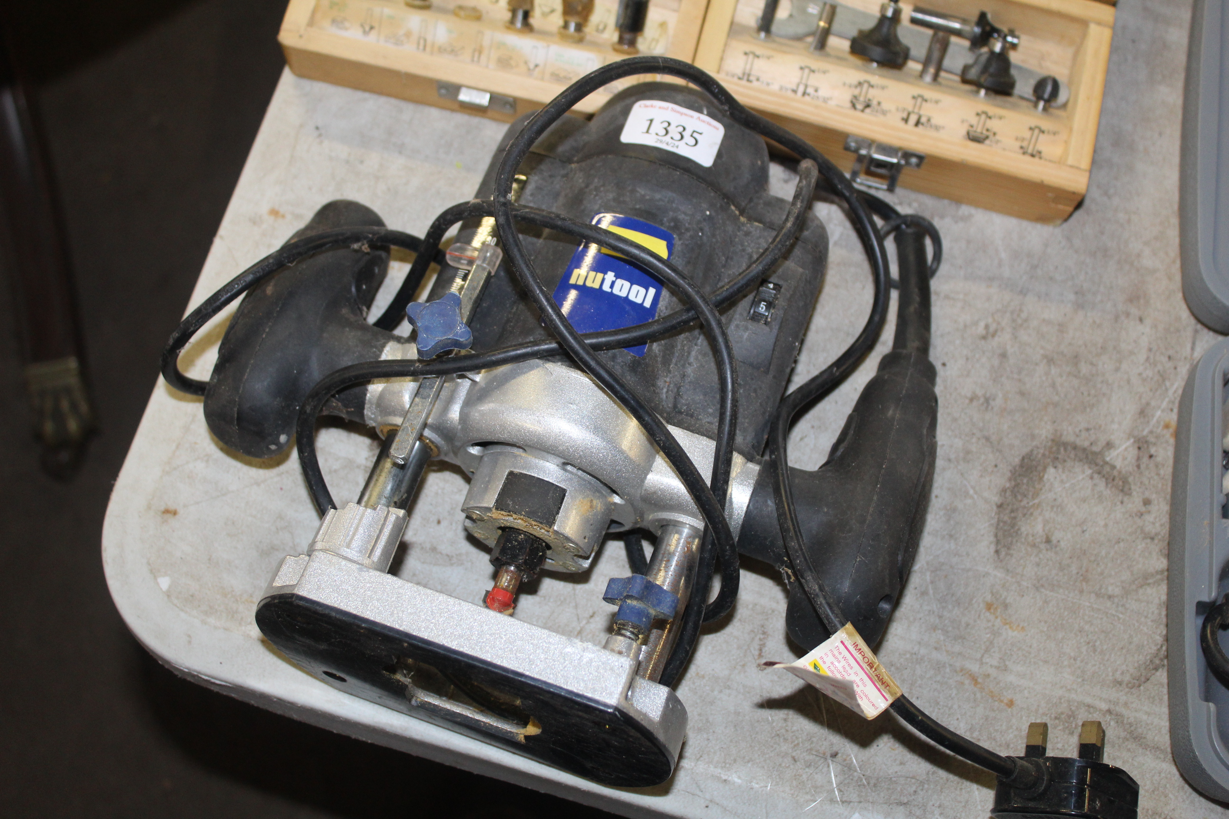 A Nutool MTPC1200AT 240v electric router together - Image 2 of 3