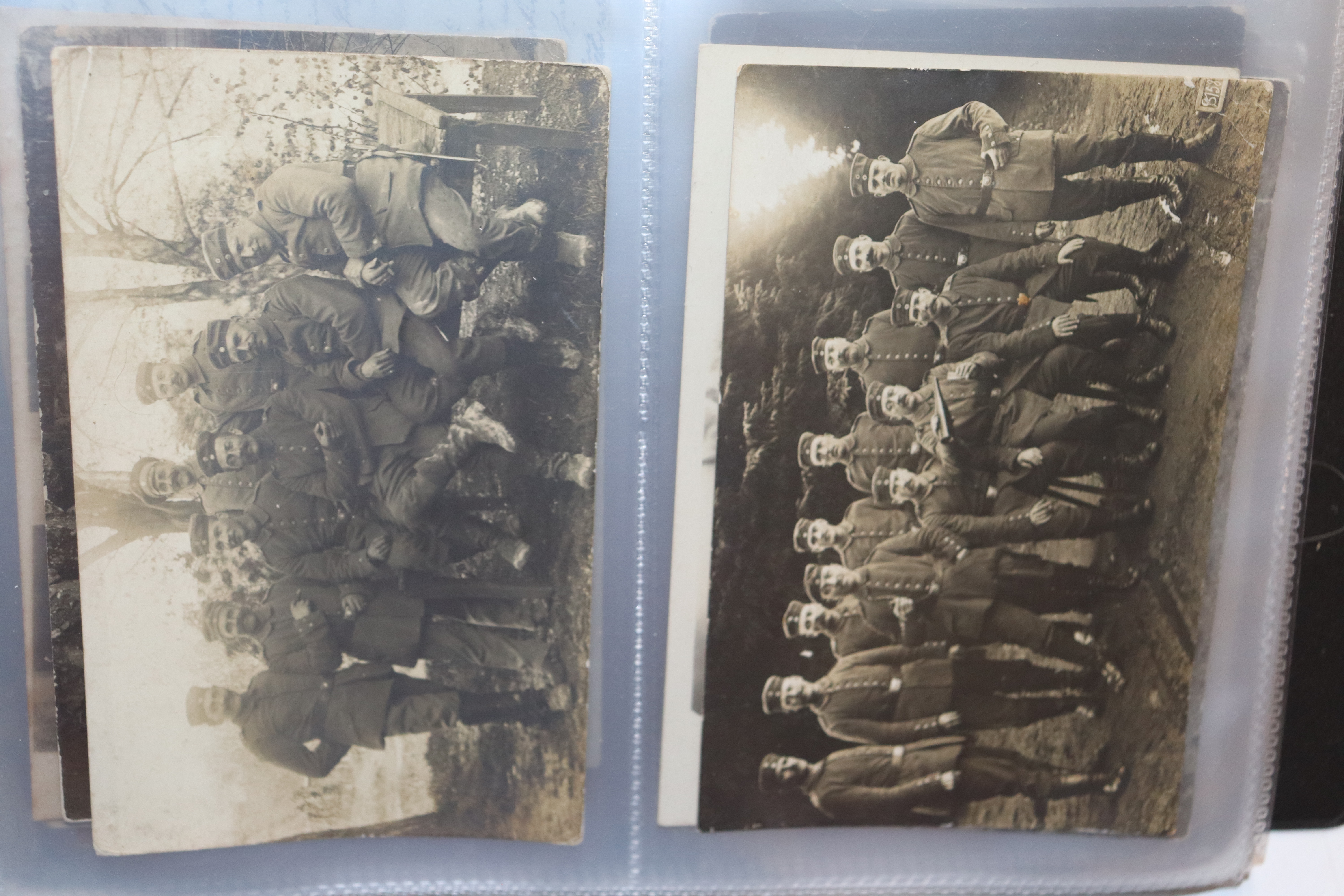 An album of German WWI post-cards, portraits and g - Image 10 of 11