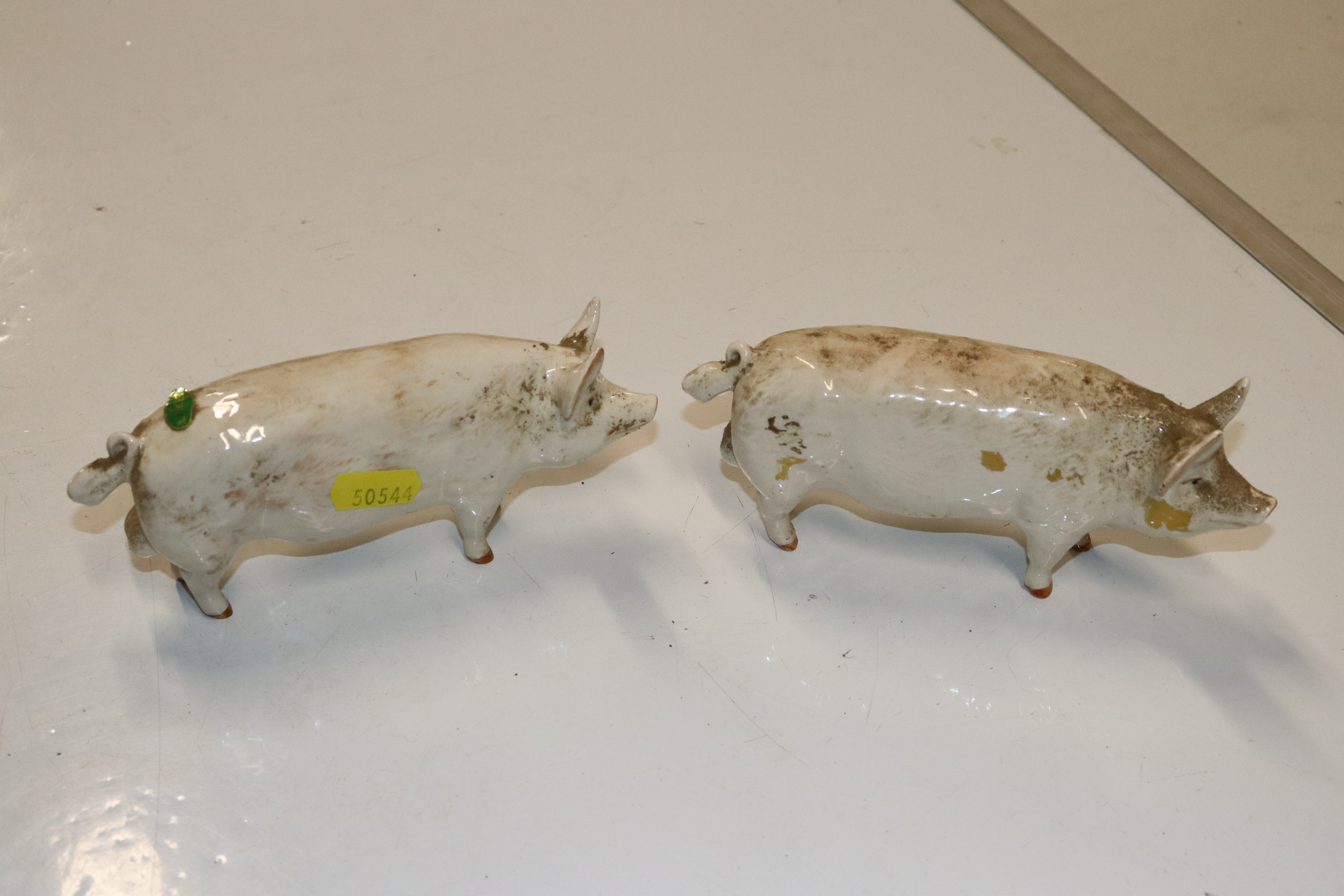 Two Beswick model pigs; a Staffordshire spill vase - Image 2 of 28