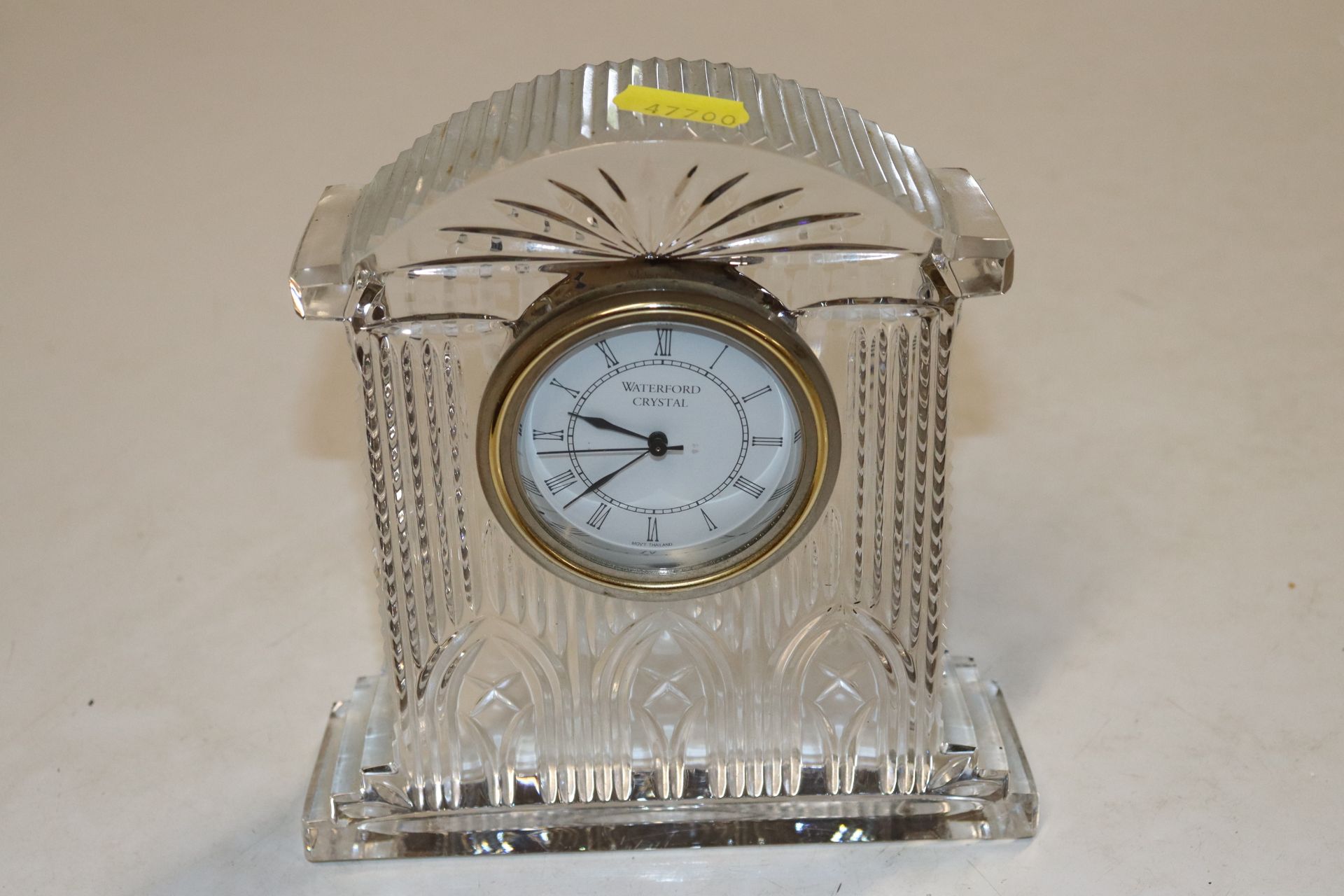 A Waterford lead crystal clock and a Galway Irish - Image 2 of 13