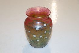 An Art Glass vase signed to base
