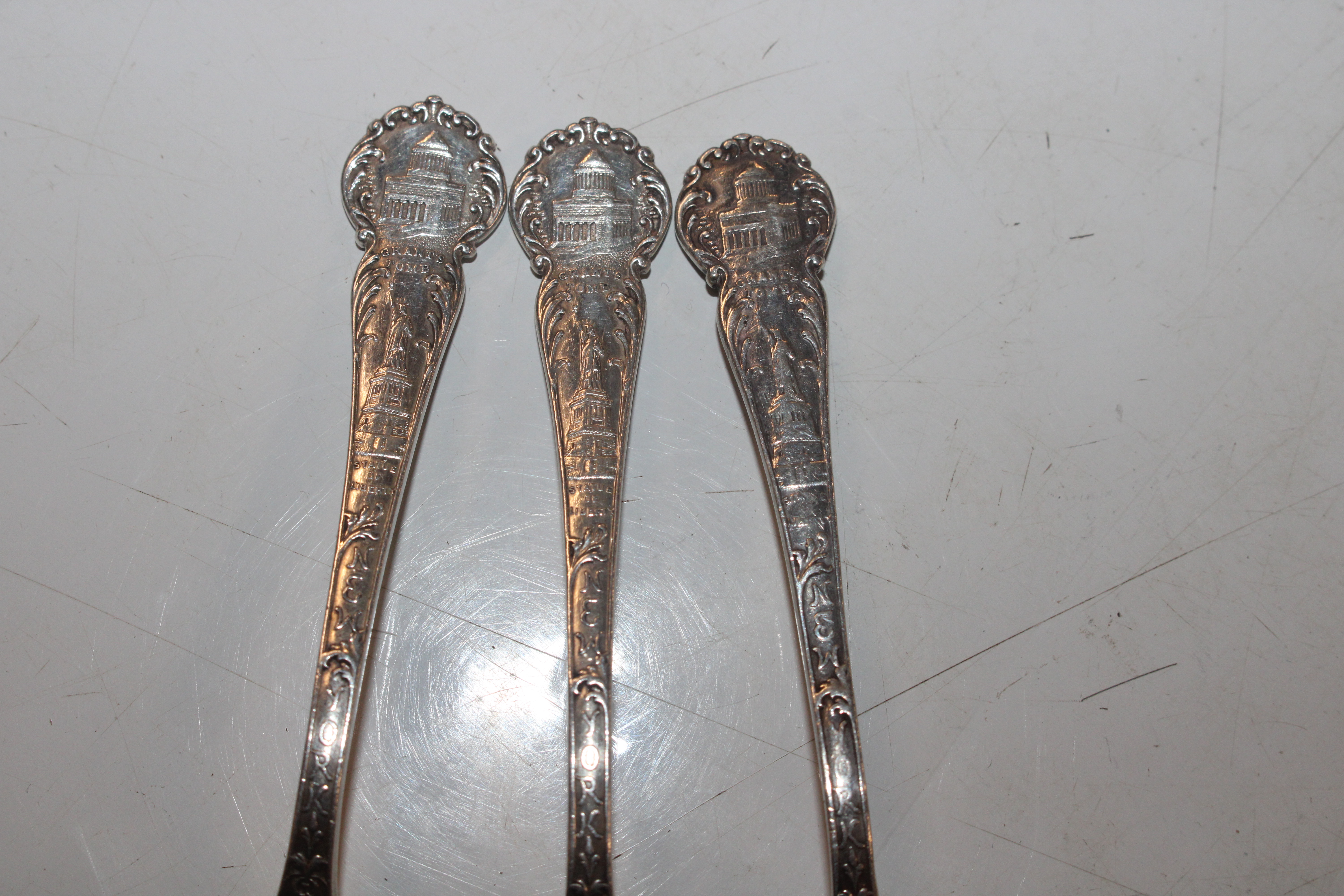 Eight silver and Sterling silver souvenir spoons, - Image 14 of 22