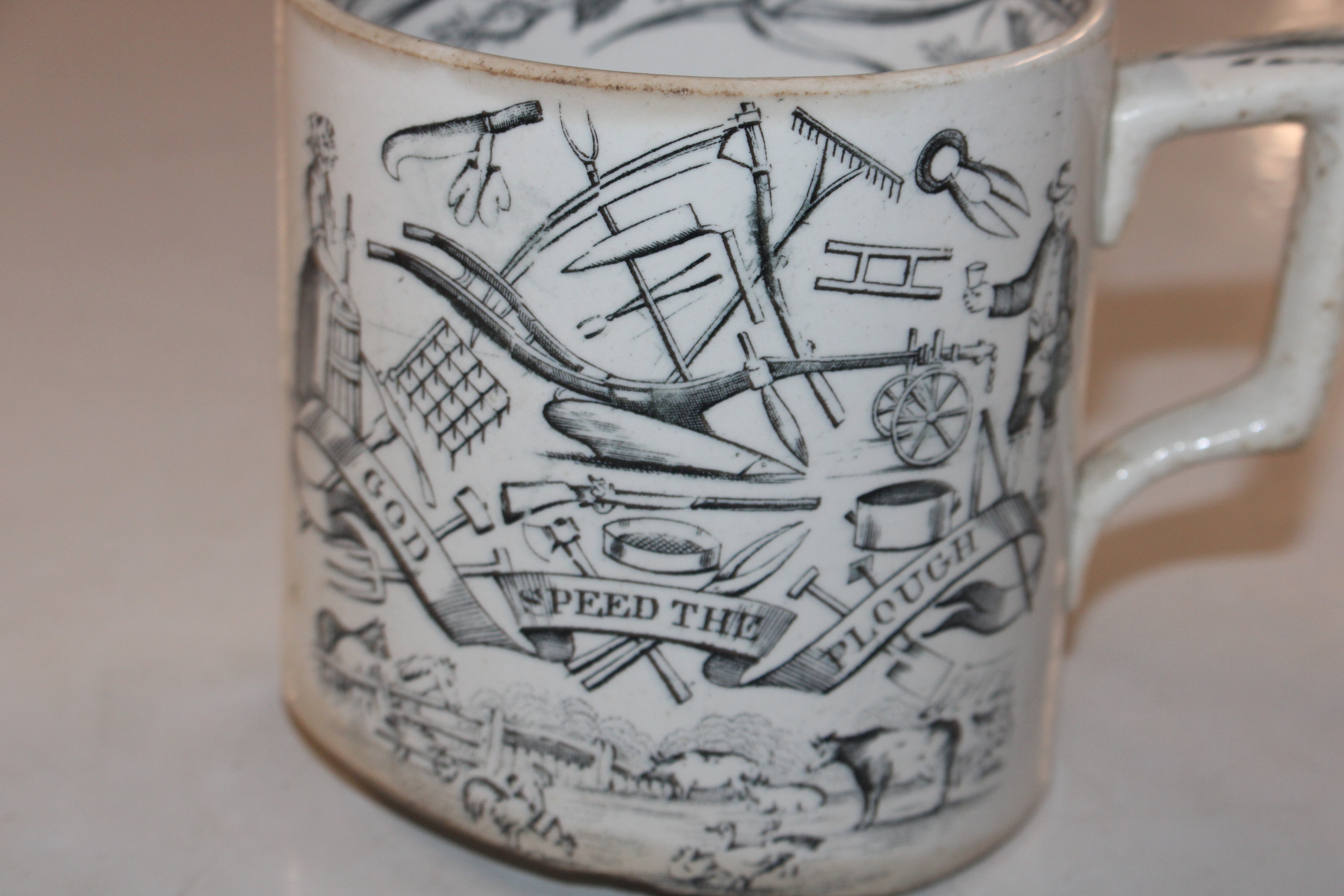 A Farmers Arms "God Speed The Plough" mug AF - Image 2 of 9