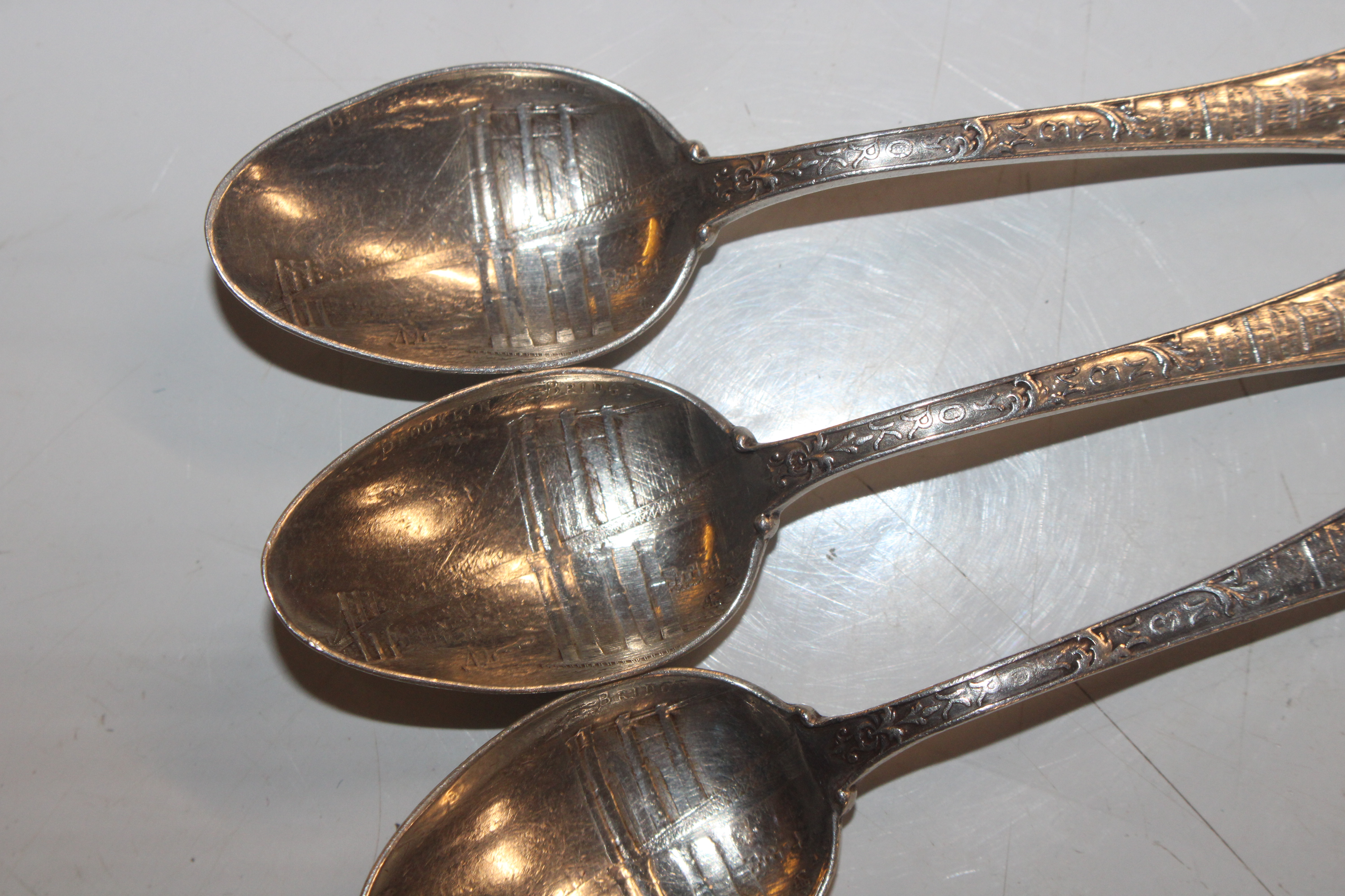 Eight silver and Sterling silver souvenir spoons, - Image 15 of 22