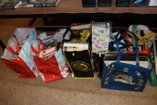 Seven bags of various books