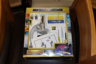 A Micro-Science microscope set (as new)