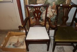 A 19th Century carver chair