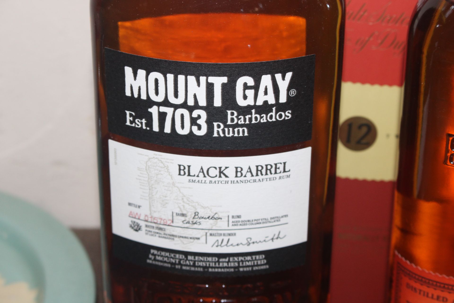 A bottle of Mountgay Black Barrel Rum; Bourbon Fro - Image 3 of 4