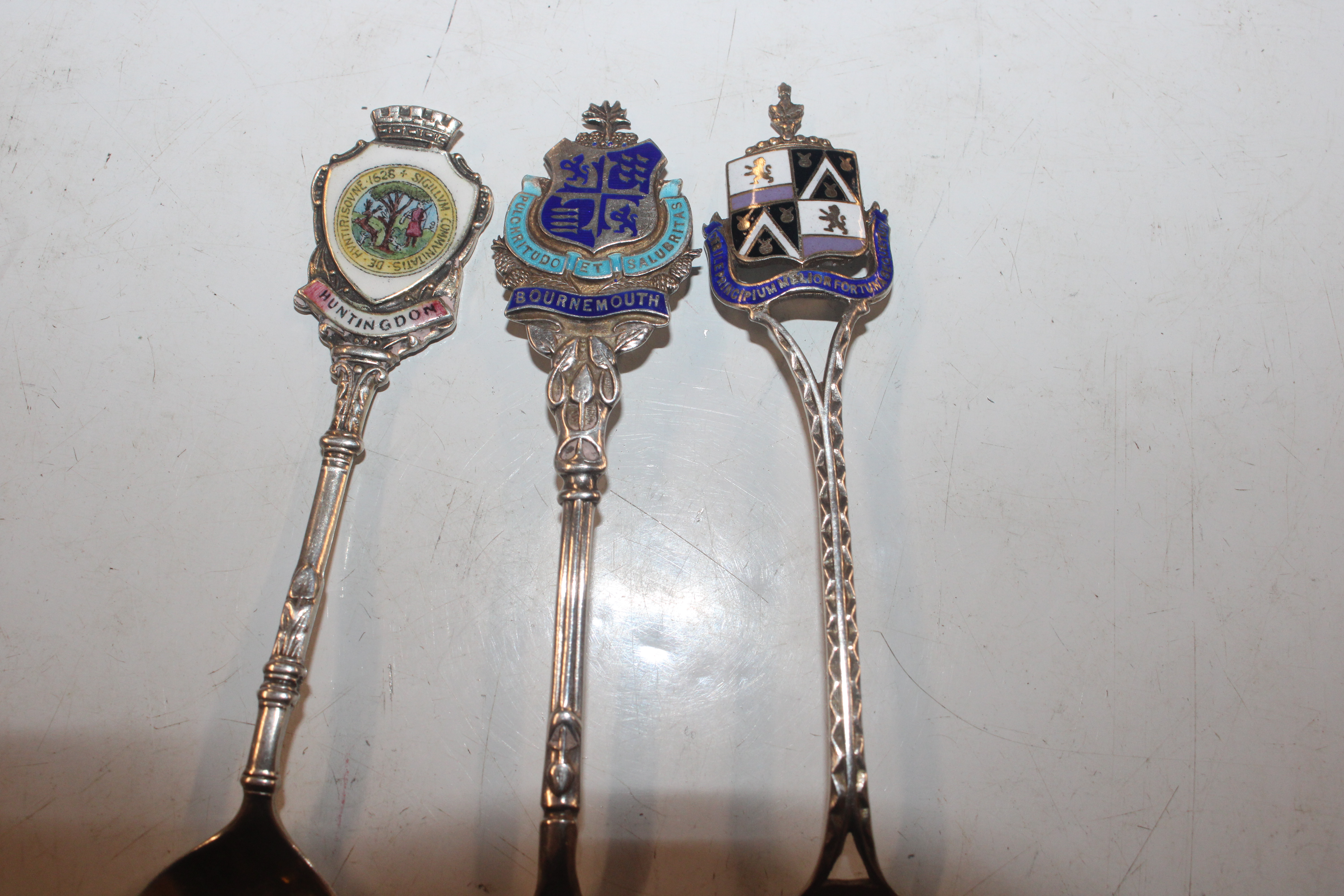 Eight silver and Sterling silver souvenir spoons, - Image 18 of 22