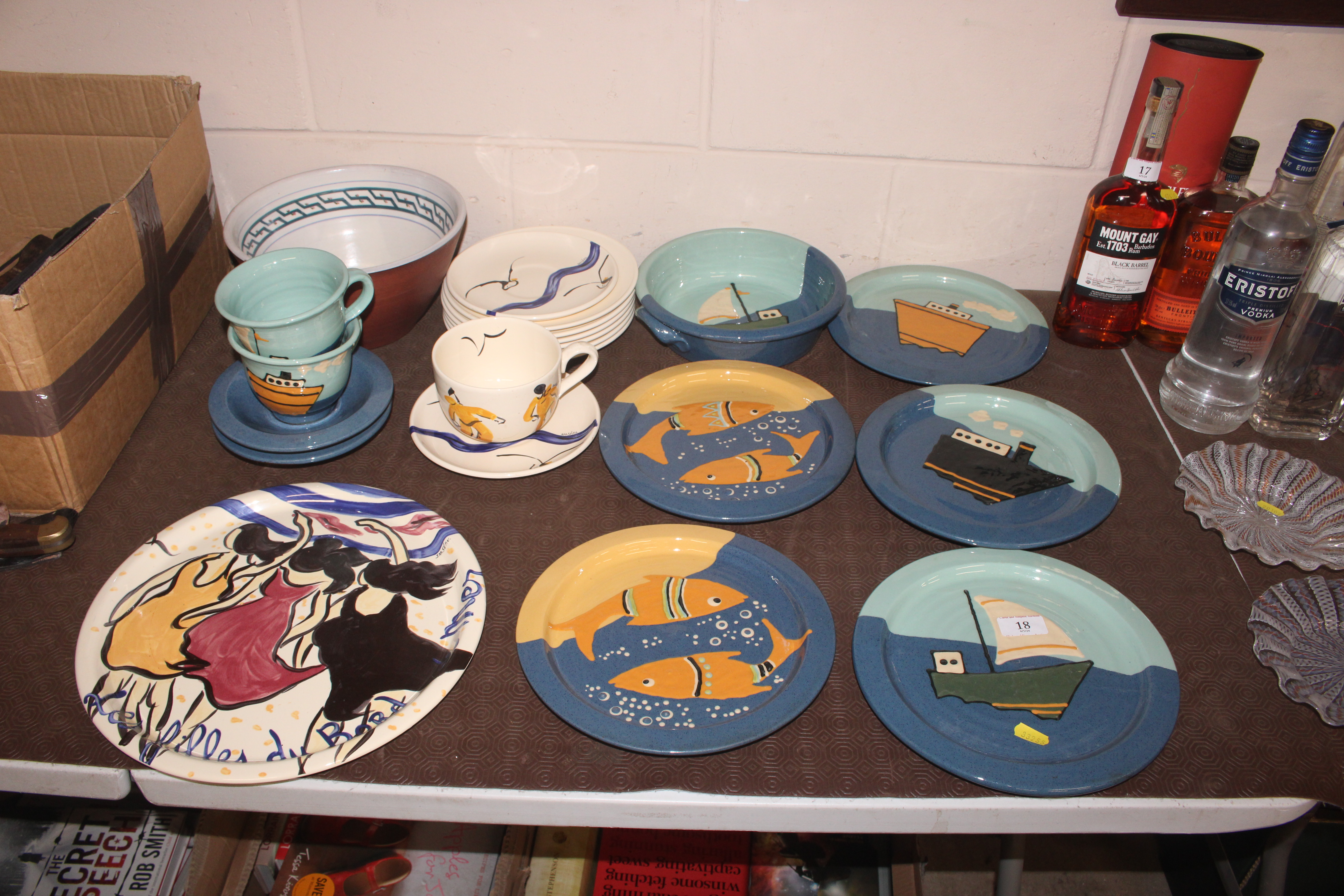 A quantity of decorative bowls and plates