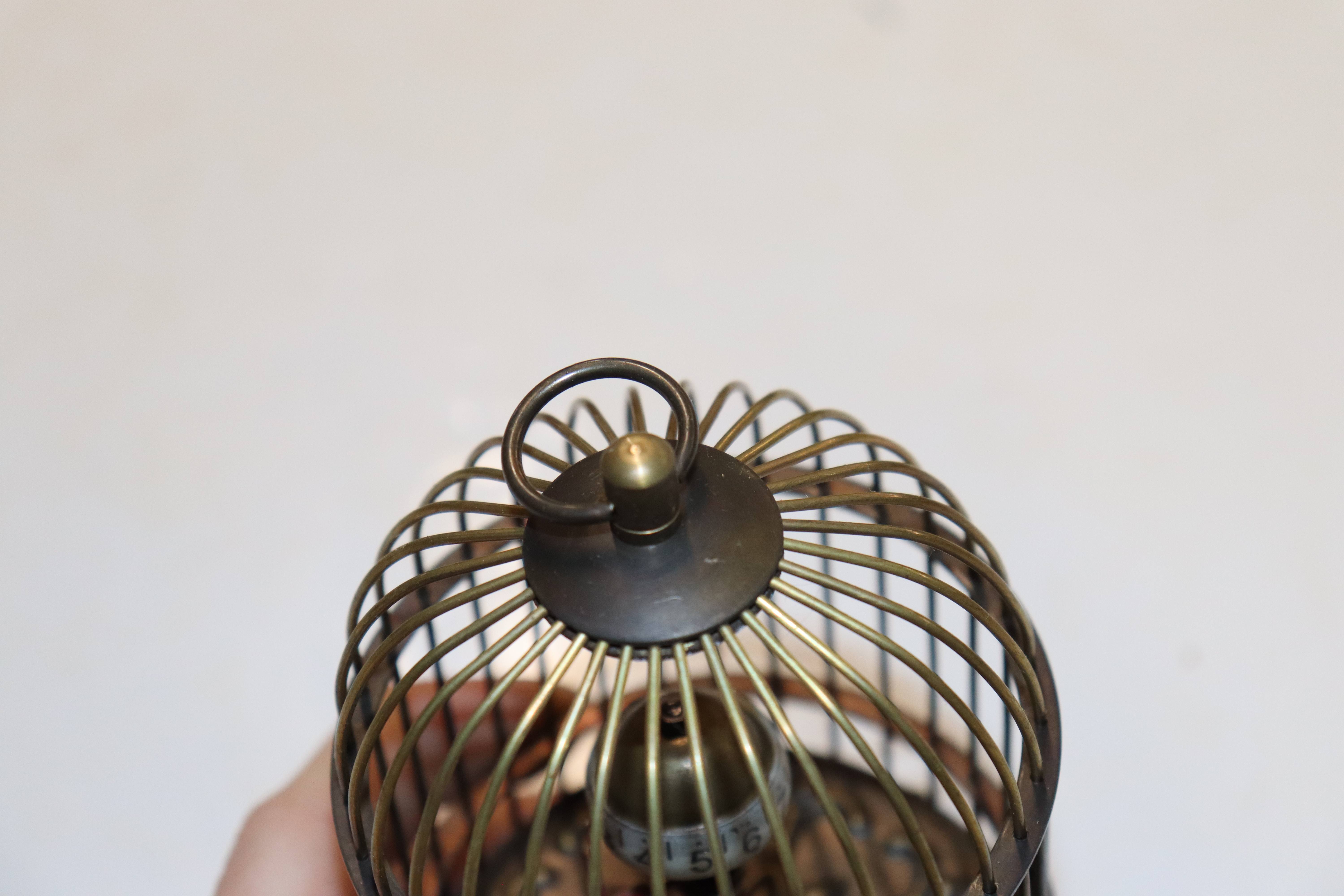 A bird cage clock - Image 4 of 4