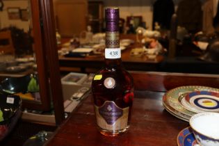 A bottle of Courvoisier cognac