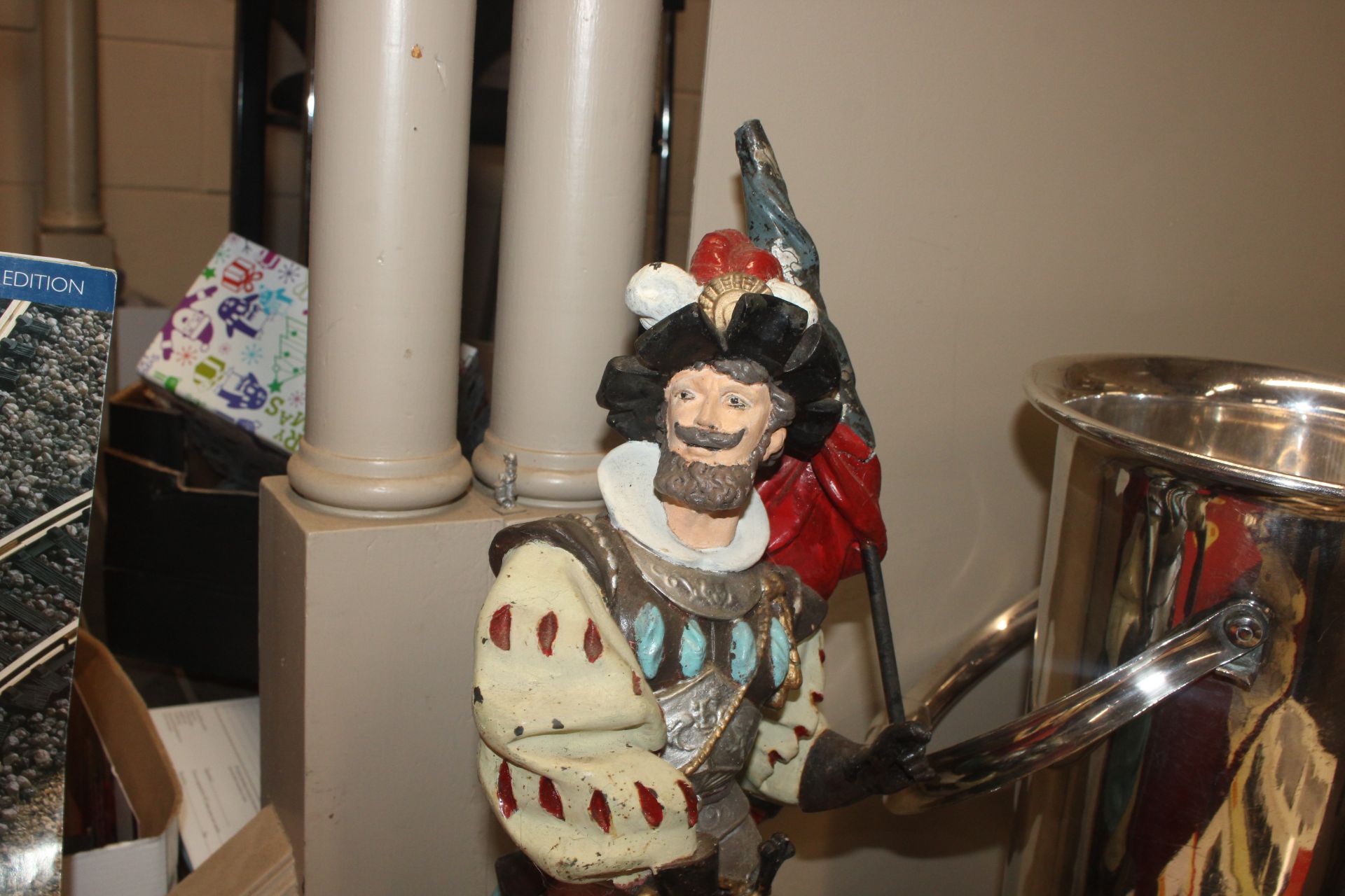 A painted tin figure depicting a cavalier - Image 2 of 5