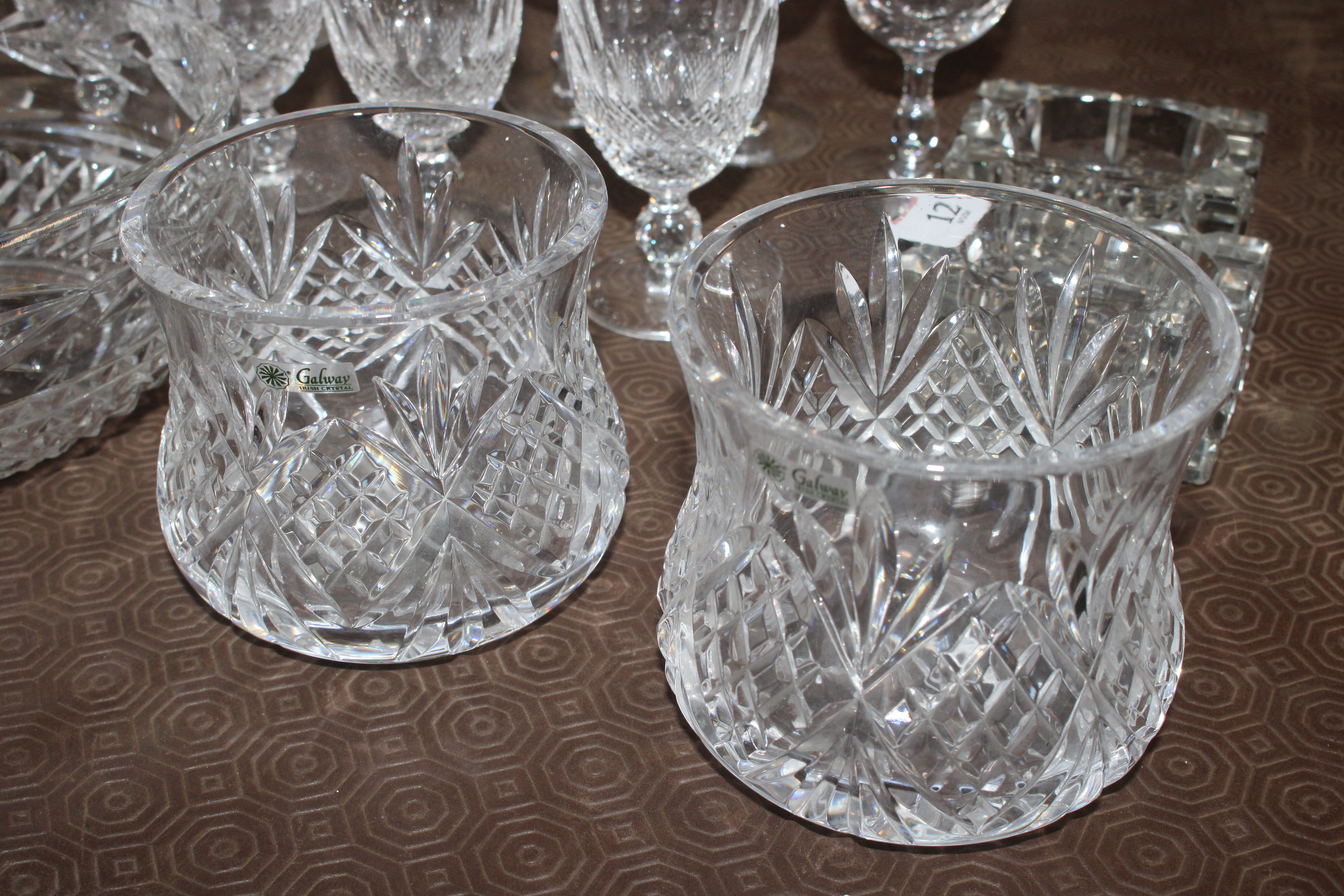 A quantity of cut table glassware to include Water - Image 2 of 6