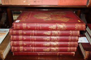 The Sphere newspapers contained in six volumes 190