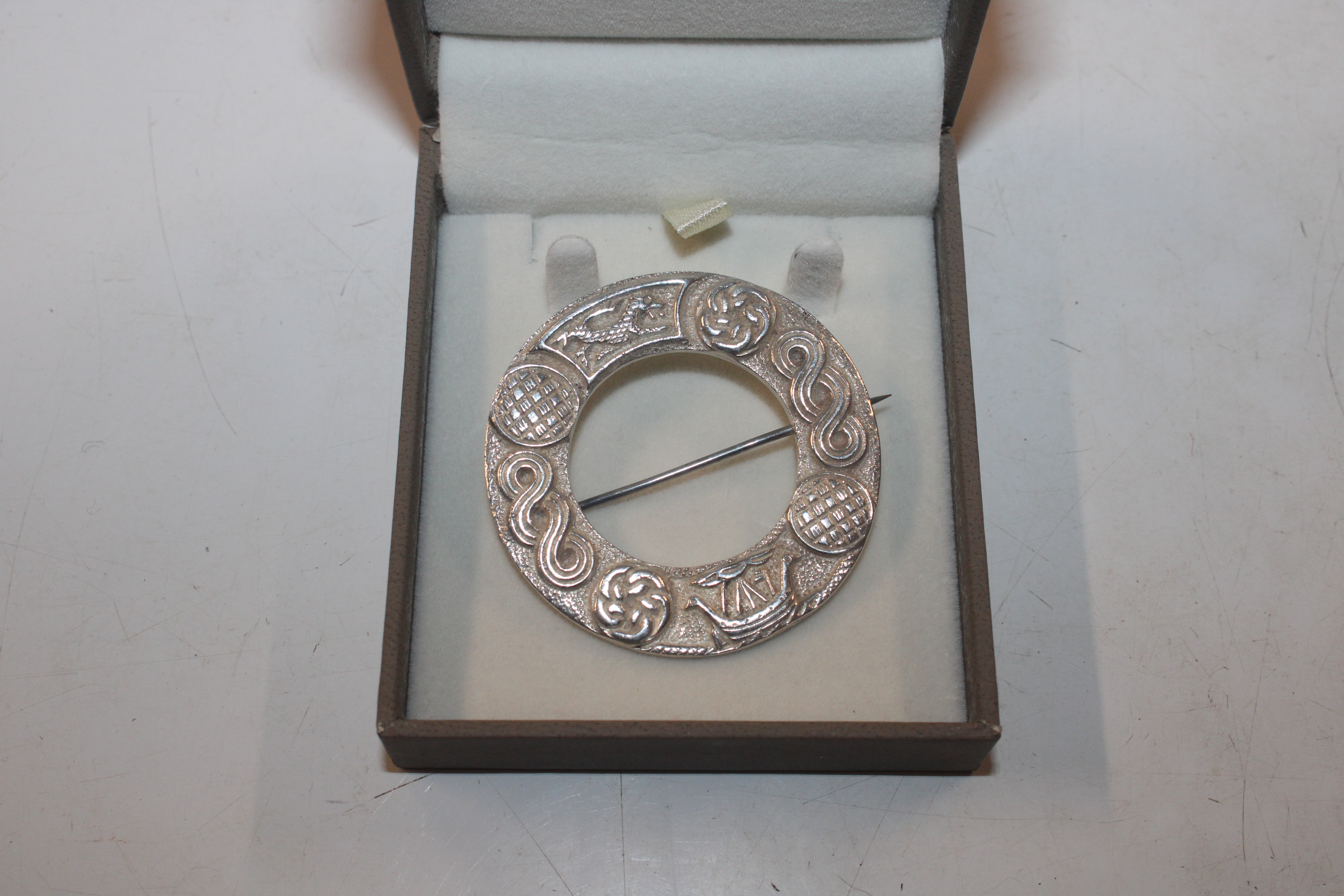 A 1951 Robert Allison Glasgow Sterling silver broo