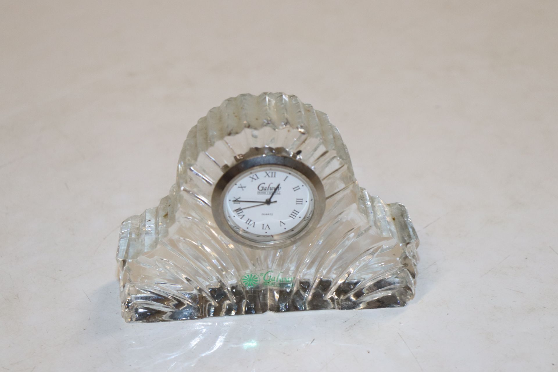 A Waterford lead crystal clock and a Galway Irish - Image 8 of 13