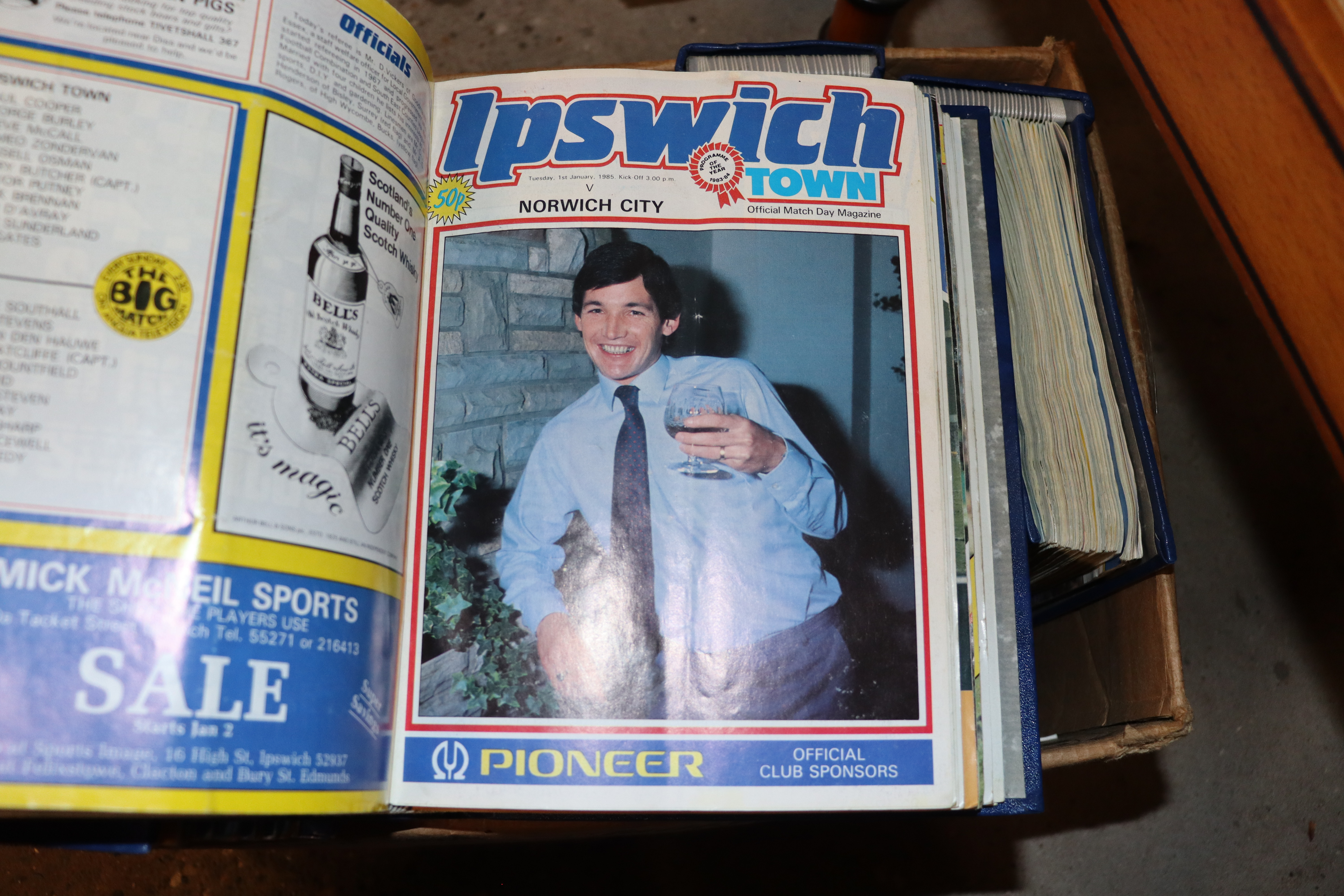 Six miscellaneous folders of Ipswich Town football - Image 7 of 8