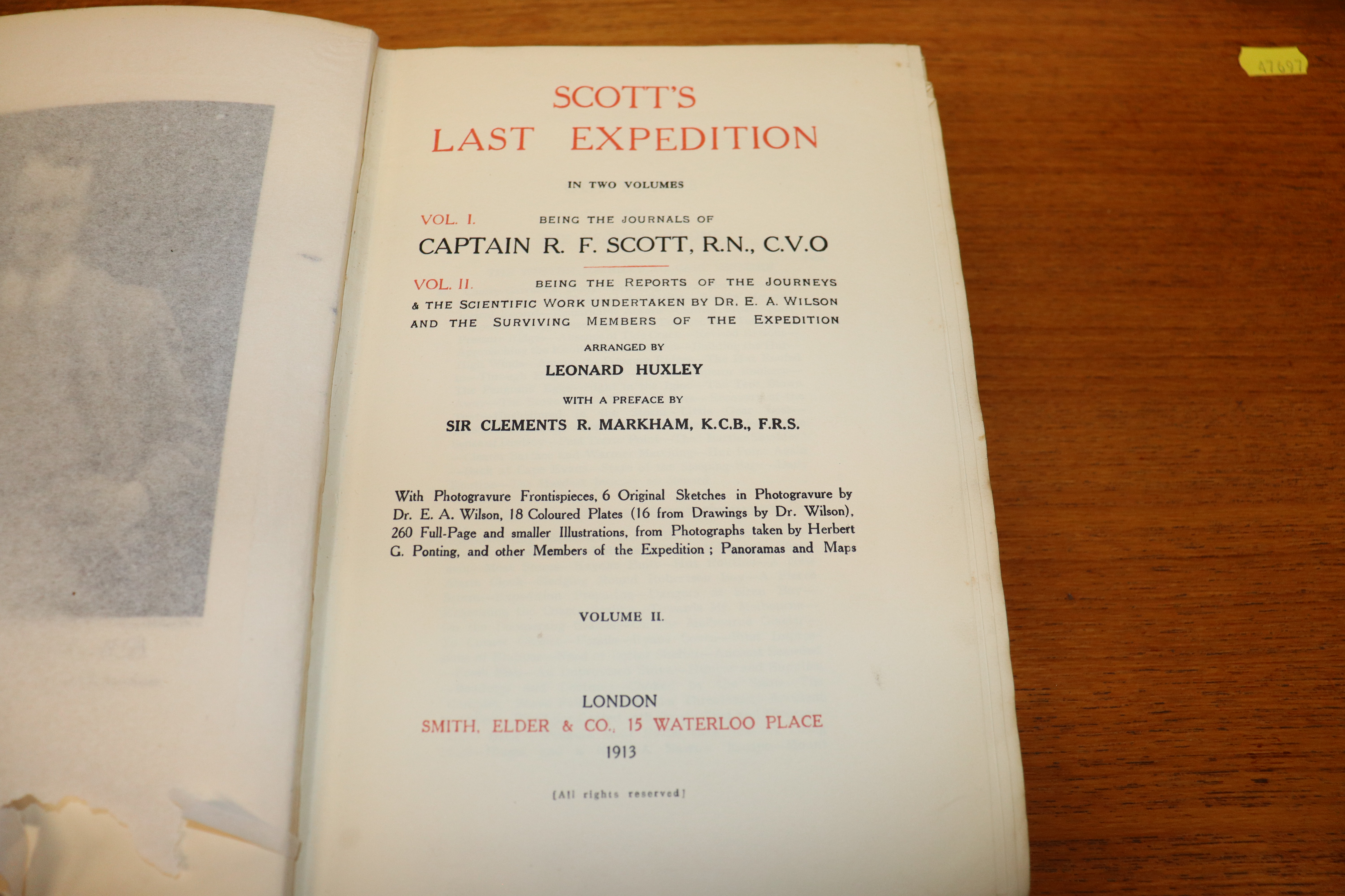 Scott's Last Expedition, volumes 1 & 2; and "South - Image 31 of 32