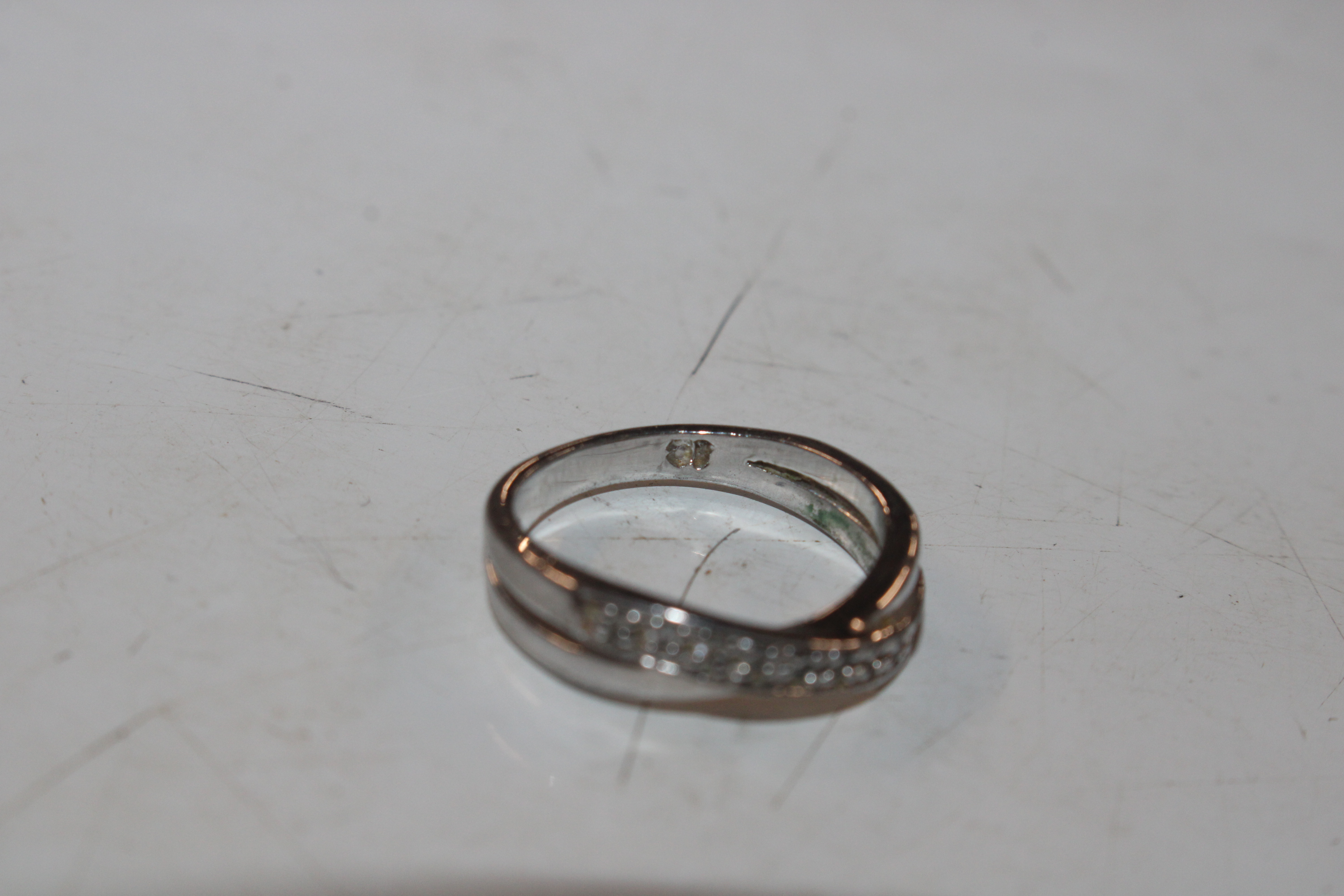 Seven Sterling silver rings to include diamond, ru - Image 16 of 20