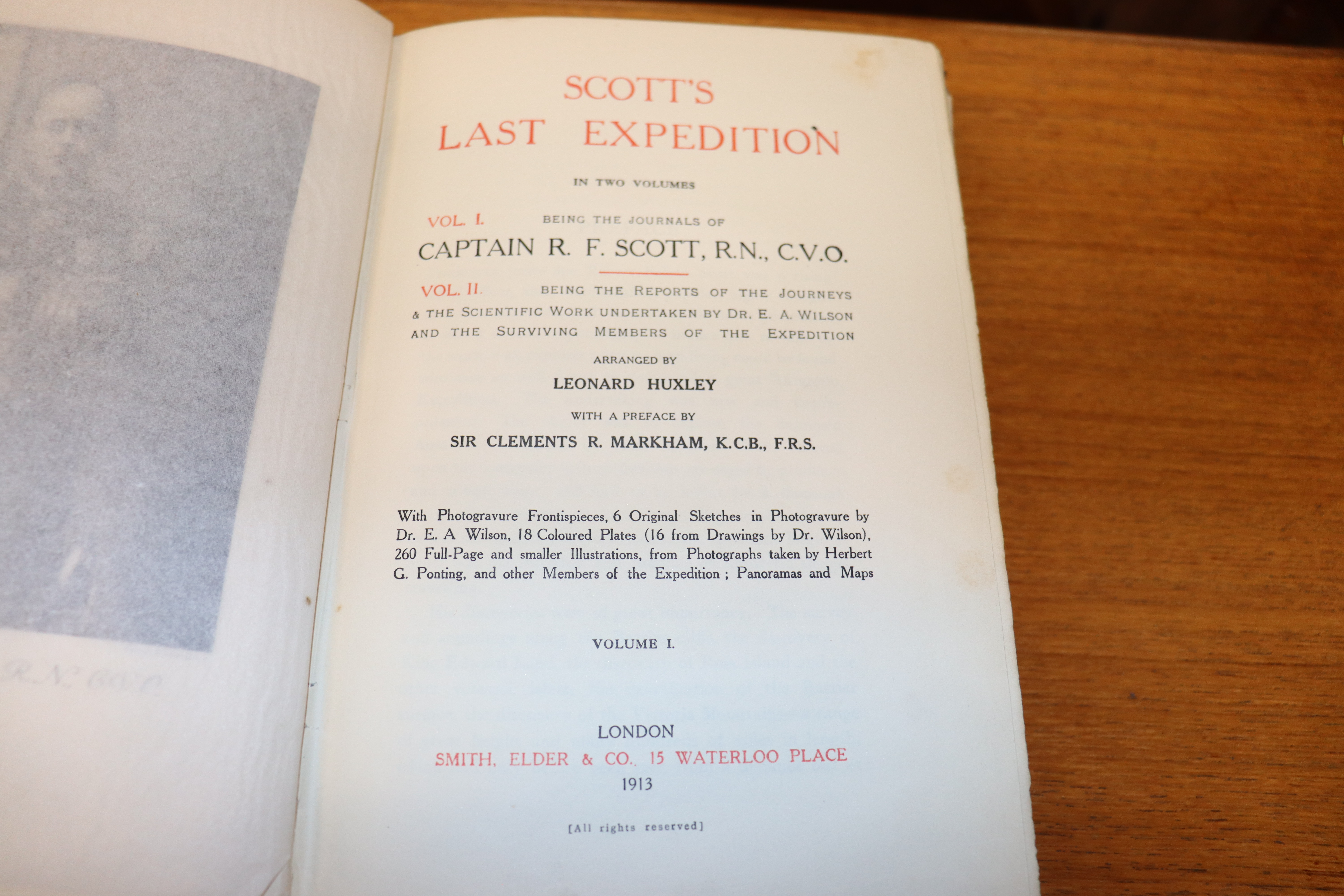 Scott's Last Expedition, volumes 1 & 2; and "South - Image 23 of 32