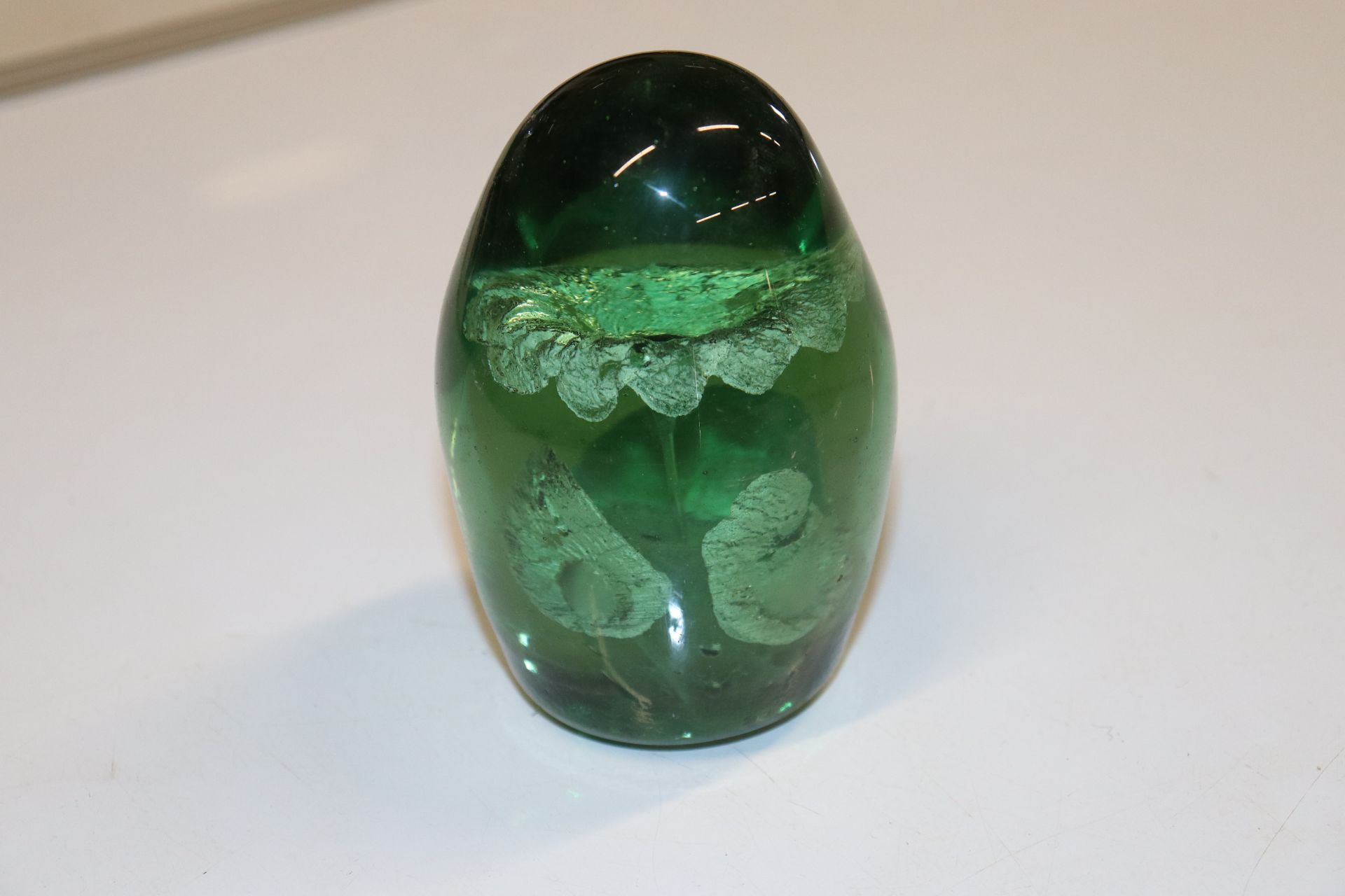 A Victorian glass dump; a glass paperweight; silve - Image 14 of 23