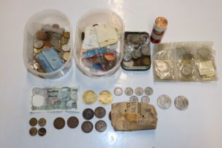 A collection of various coinage to include pre-194