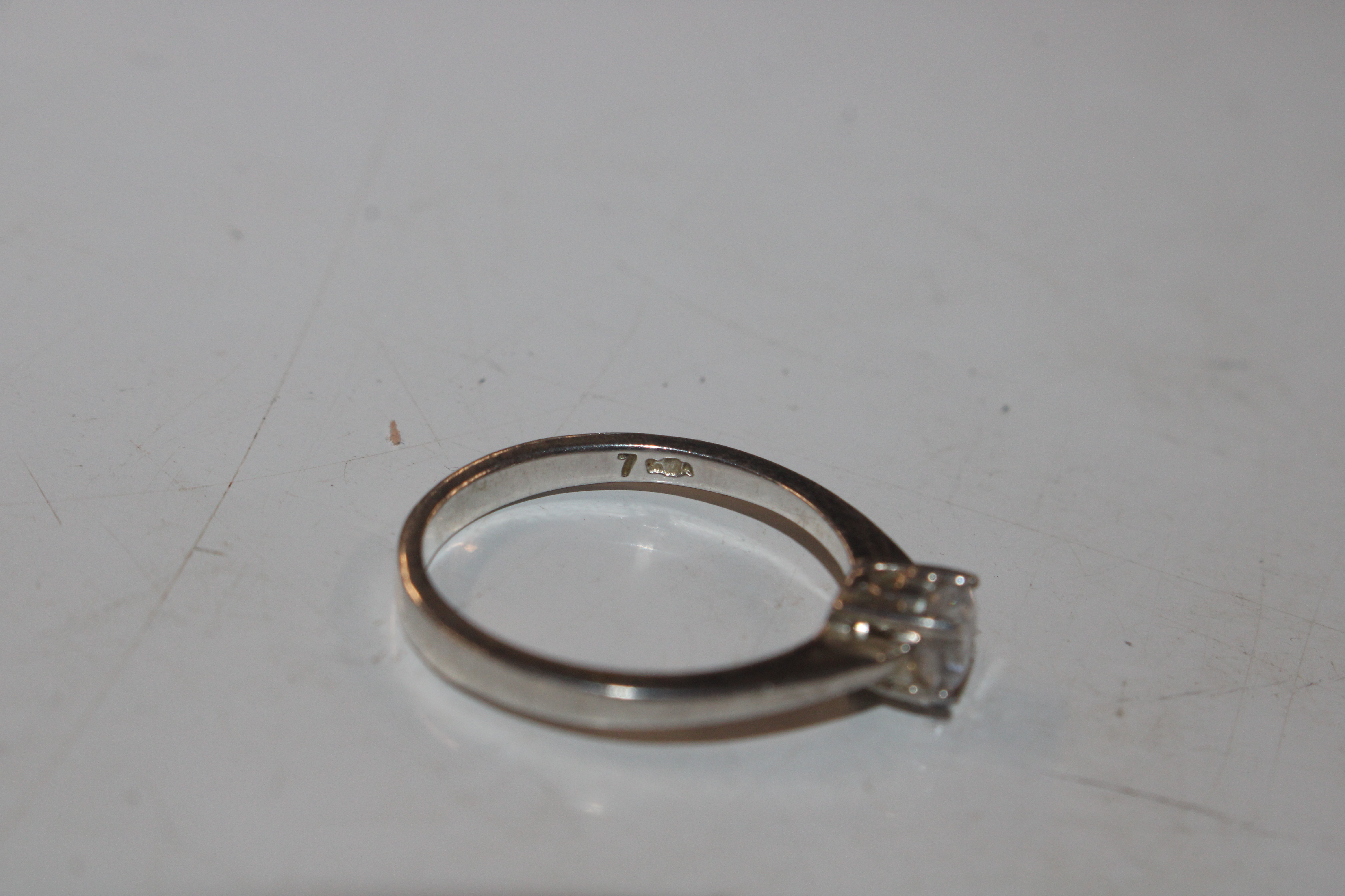 Seven Sterling silver rings to include diamond, ru - Image 14 of 20