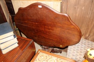 A 19th Century mahogany shaped top occasional tabl
